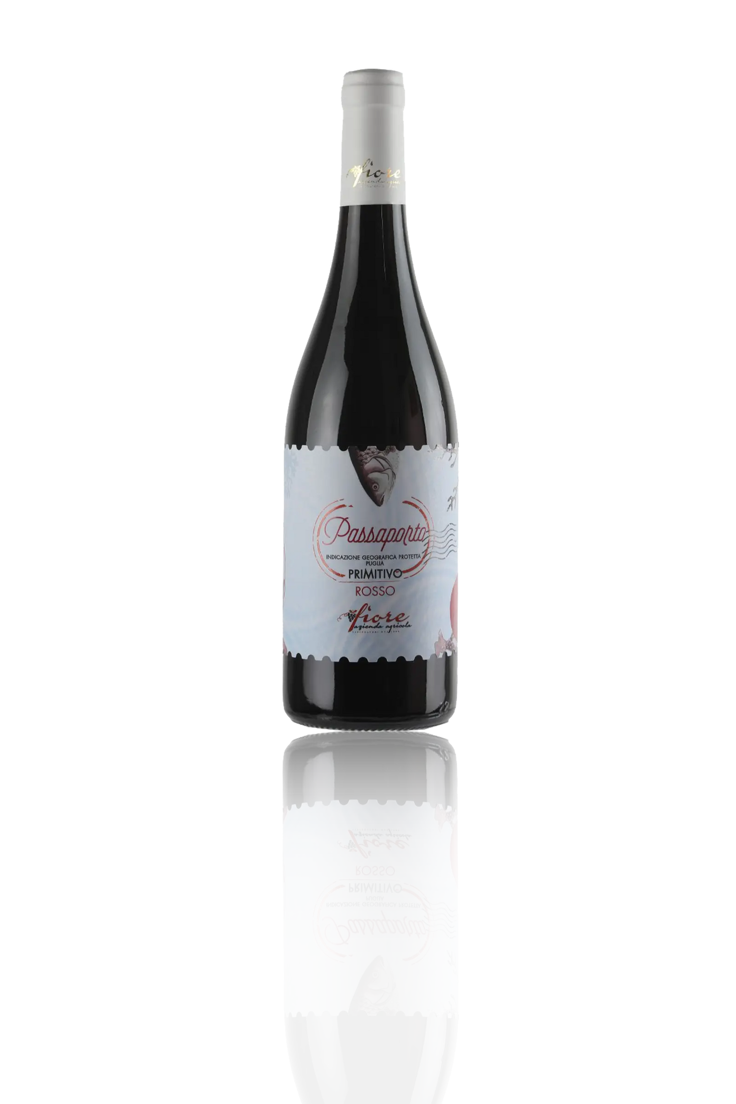 Bottiglia di vino Passaporto di Cantine Fiore