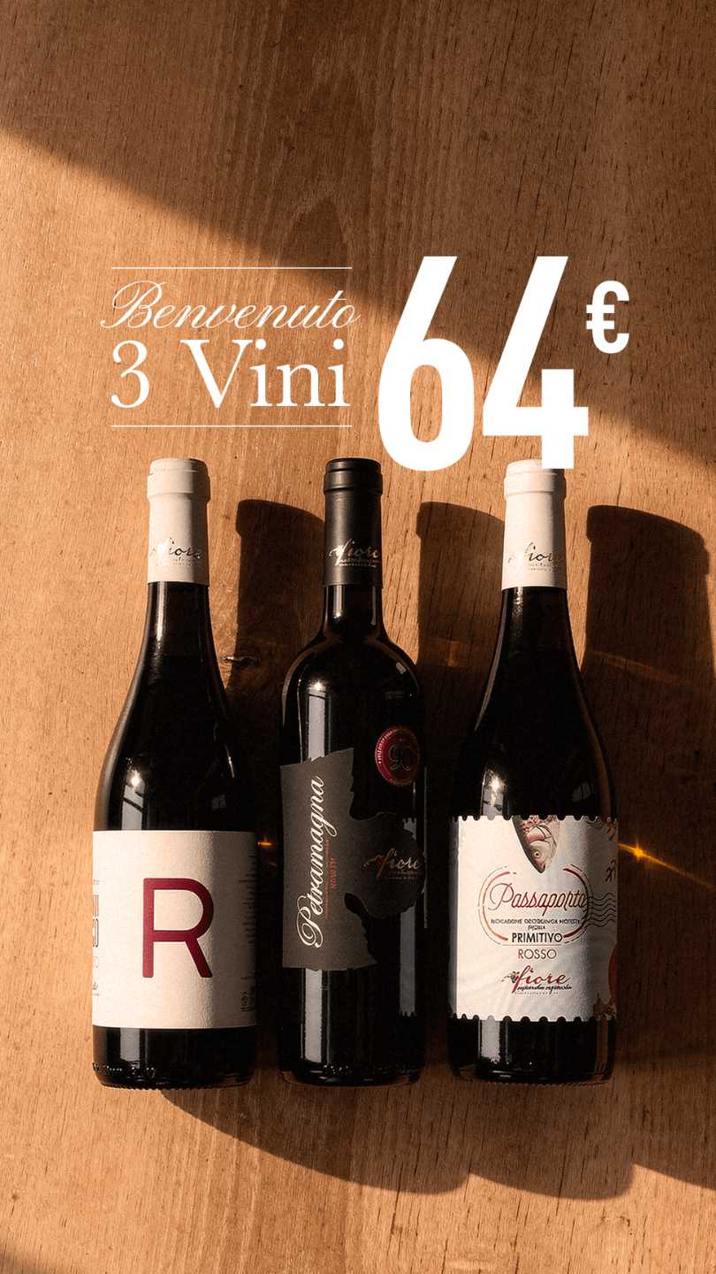 Trittico Rosso Selezione Cantine Fiore | 3 Vini Rossi di Puglia con Spedizione Gratis